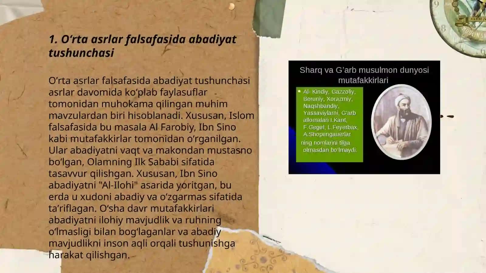 Oʻrta asrlarda abadiyat va vaqt haqidagi gʻoyalar 3