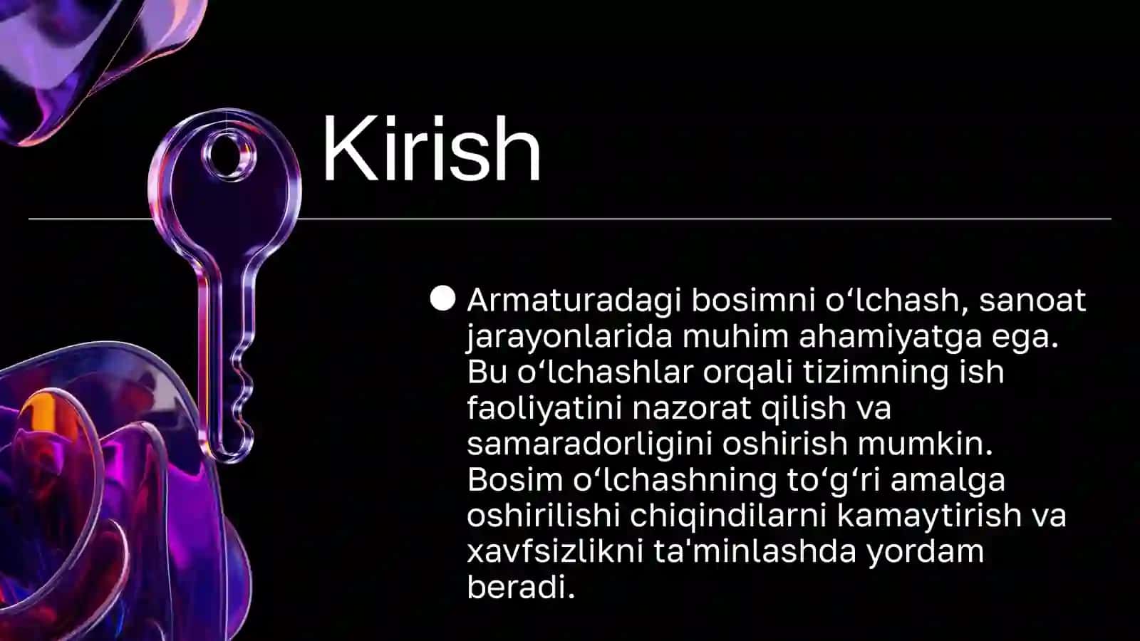 Armaturadagi bosimni o‘lchash 3