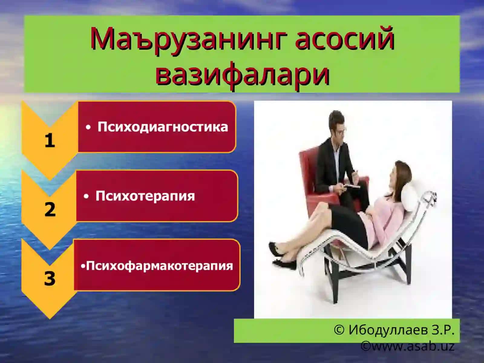 Психодиагностика, психотерапия, психофармакотерапия 3