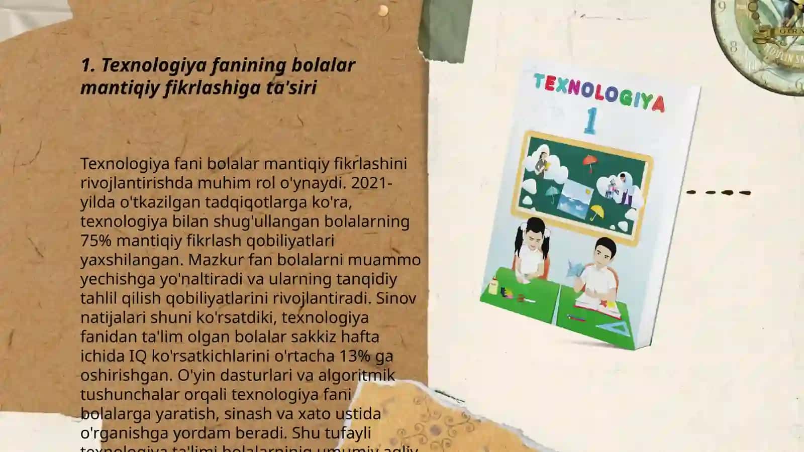 Boshlang‘ich sinflarda texnologiya fanining tarbiyaviy ahamiyati 3