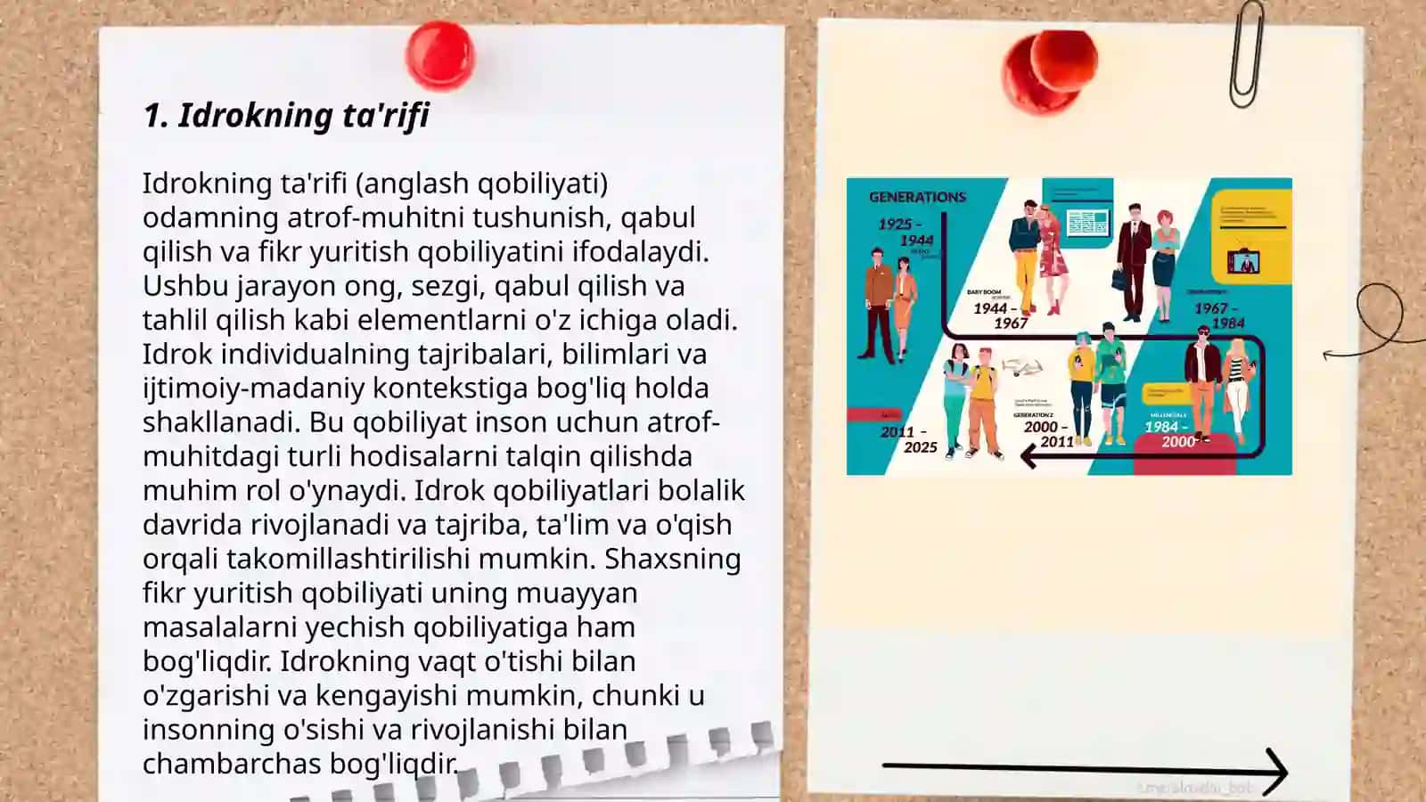 Idrok haqida tushuncha va uning xususiyatlari 3