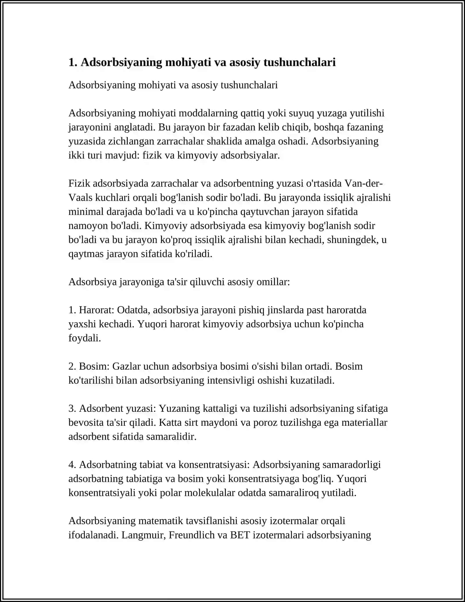 ORGANIZMNING HAYOT JARAYONIDAGI ADSORBSIYA JARAYONI 3