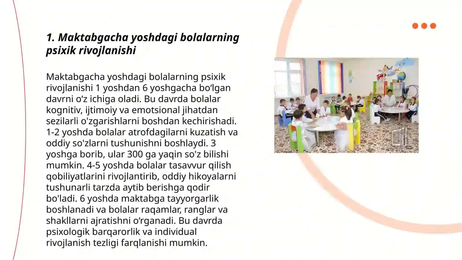Maktabgacha yosh davrida psixihik rivojlanish 3