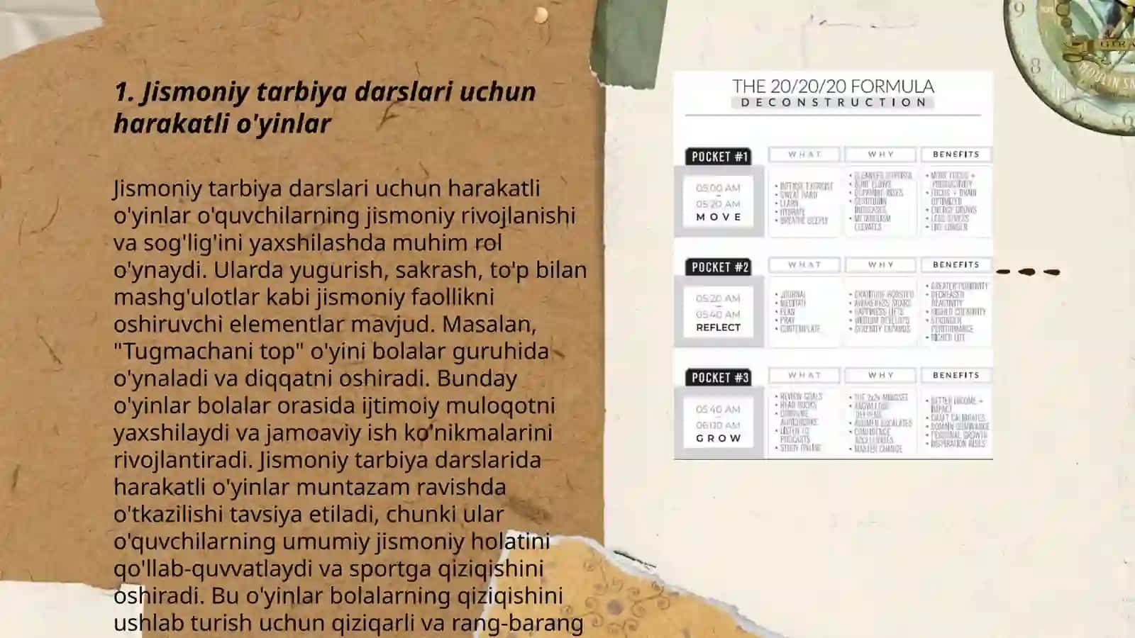 Harakatni predmet boshqaradigan õyinlar 3