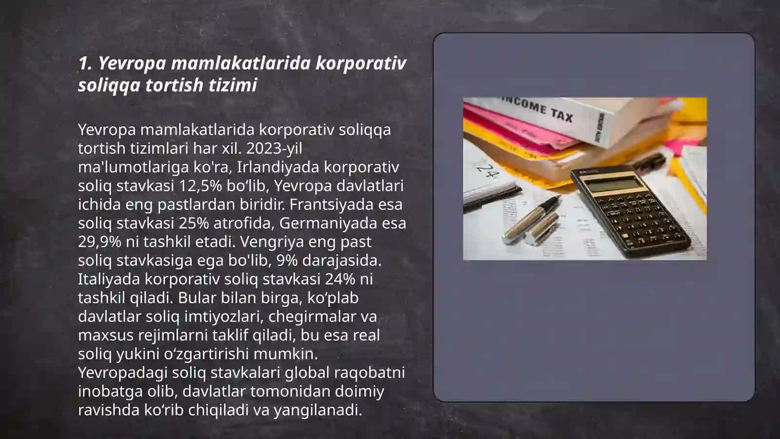 Yevropa mamlakatlarida karparativ subektlarni ijtimoiy soliqqa tortish 3