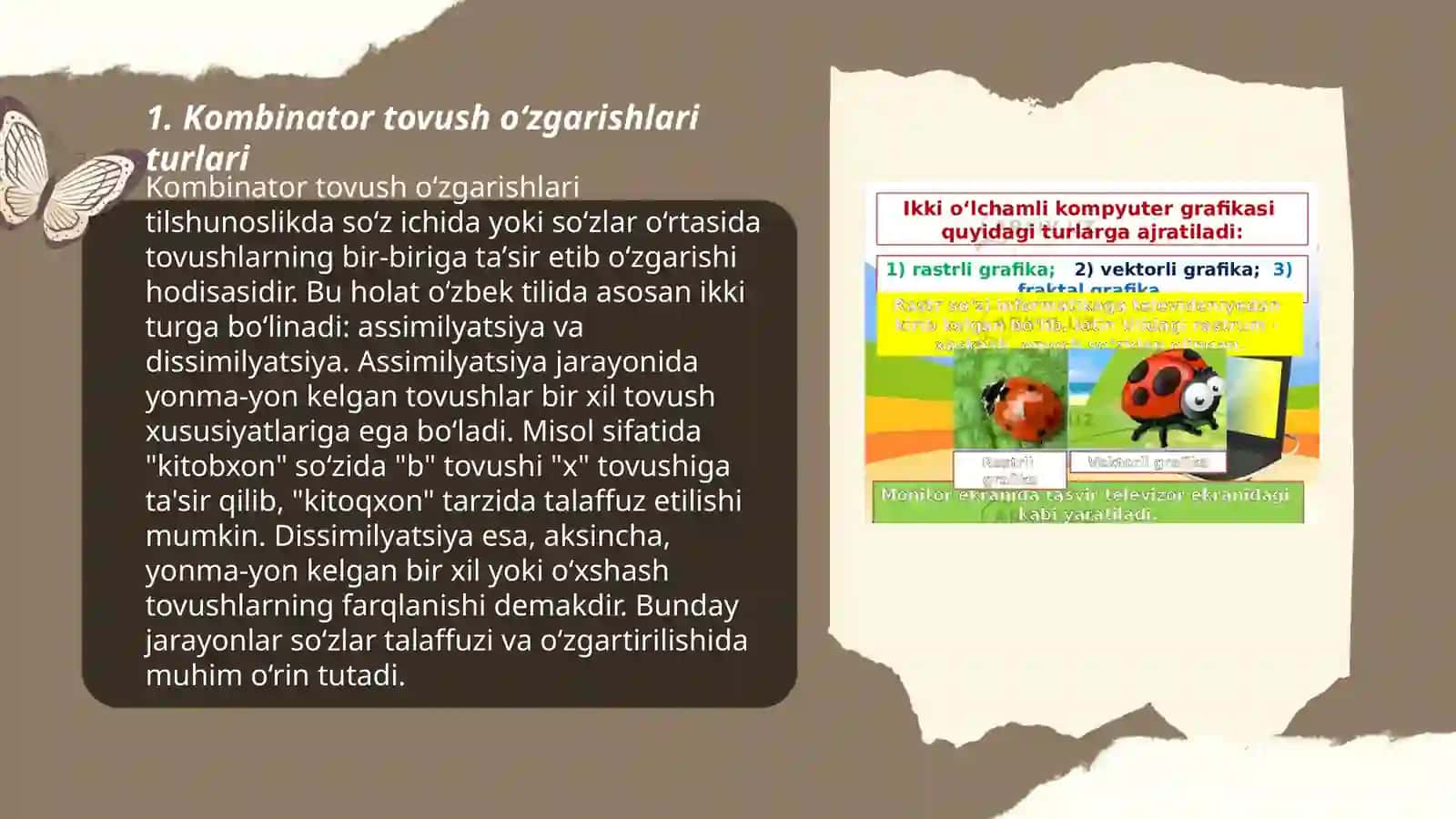 Kombinator va pozitsion tovush oʻzgarishlari 3