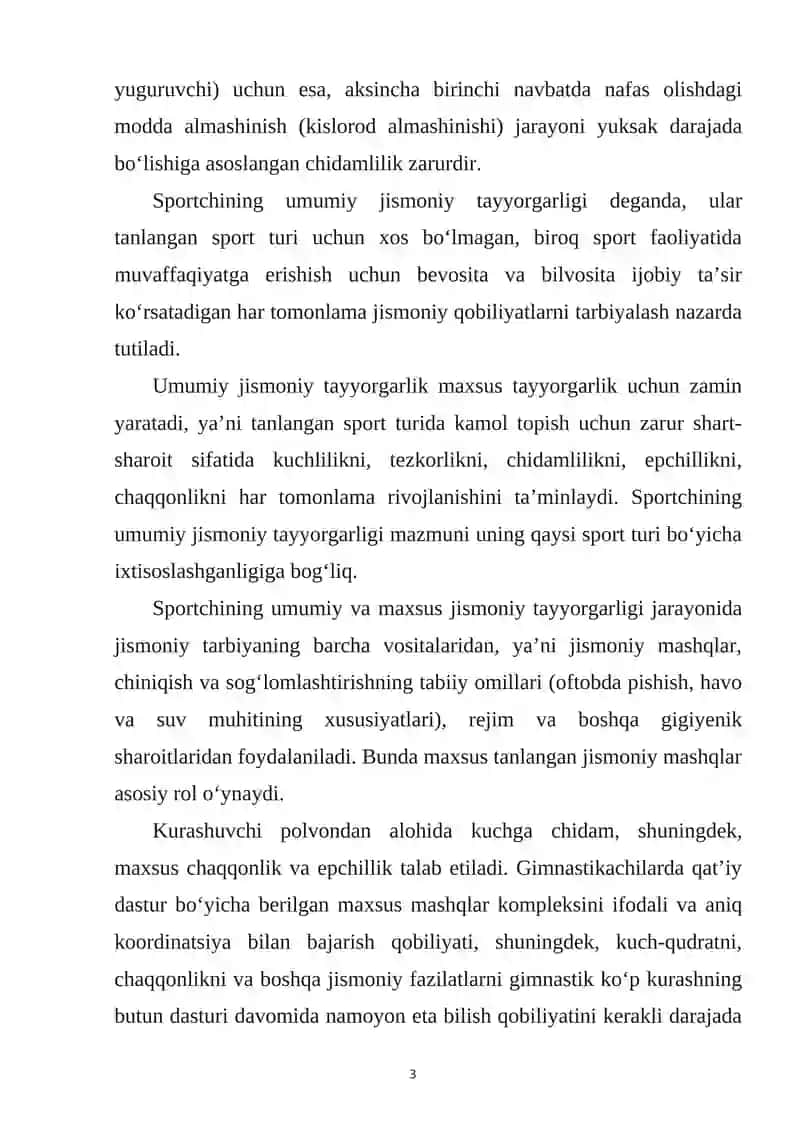 SPORT TAYYORGARLIGIDA MUSOBAQANING TUTGAN O’RNI VA AHAMIYATI 3