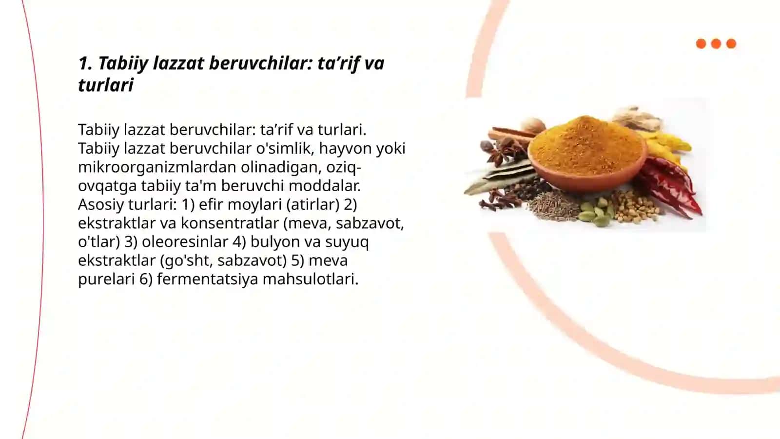 Tabiiy lazzat beruvchilar 3
