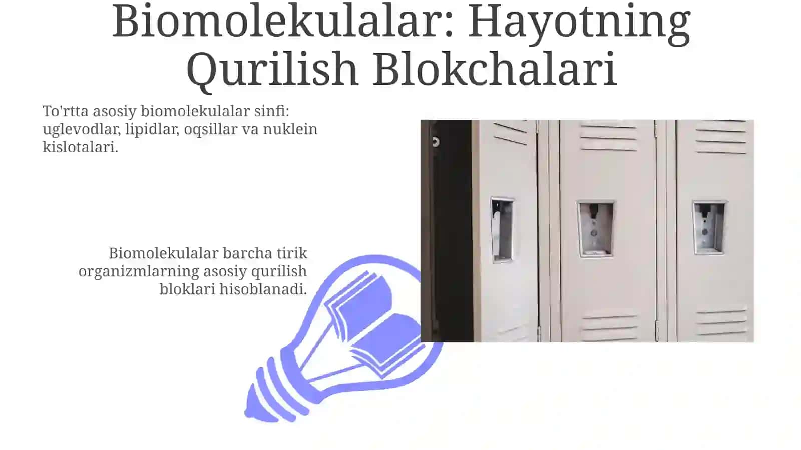 Organizmning kimyoviy tarkibini örganish 3
