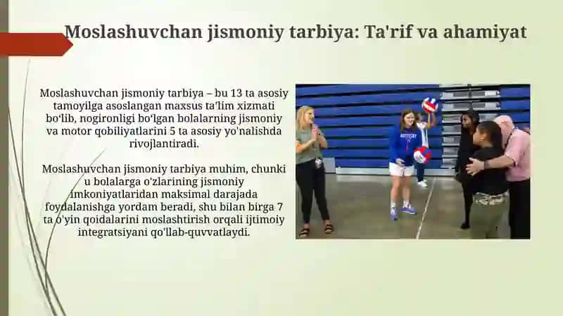 Moslashuvchan jismoniy tarbiya: Ta'rif va ahamiyat 3