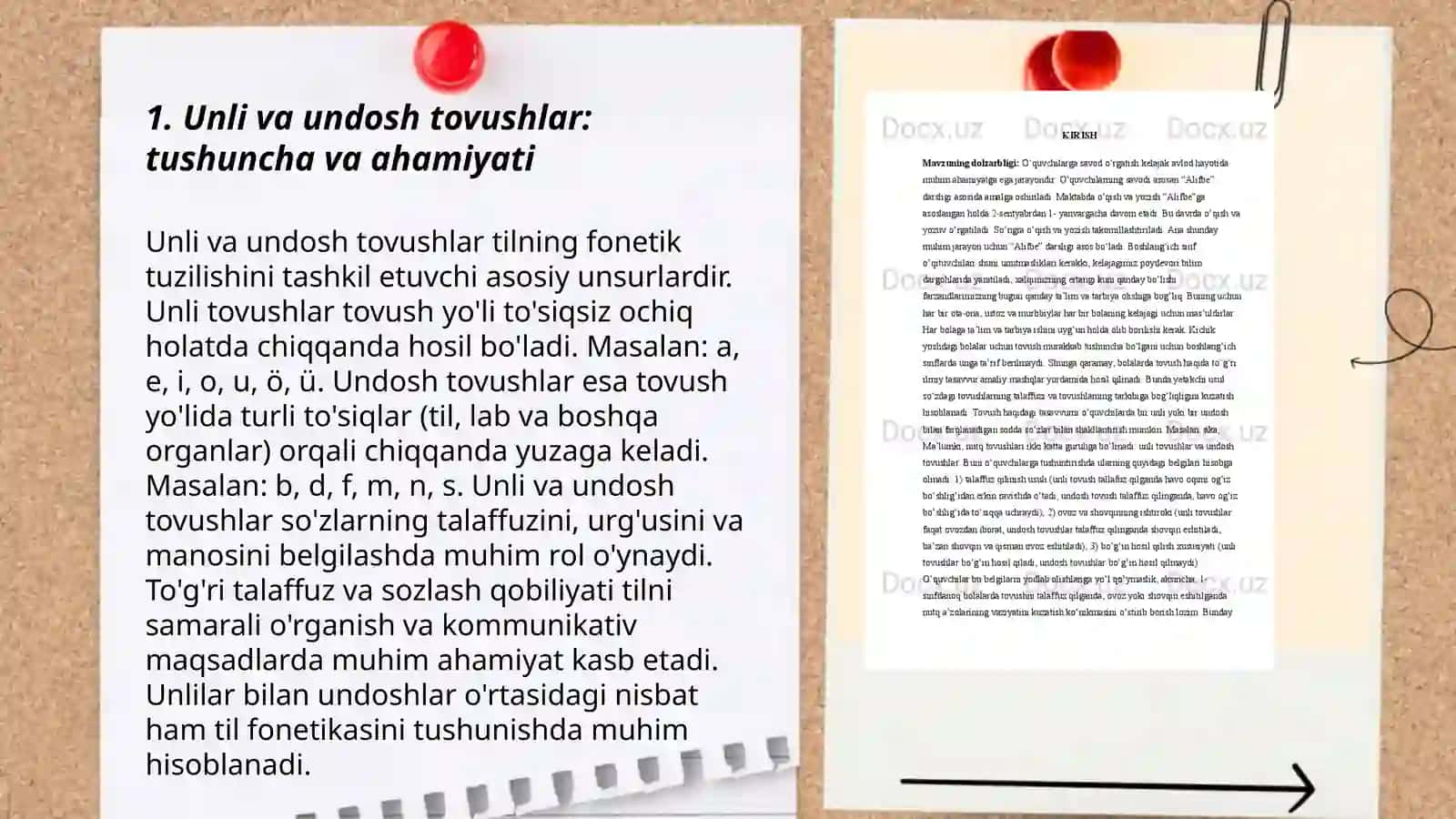 Unli va undosh tovushlarni o'rganishda leksik mashqlarni tashkil etish 3