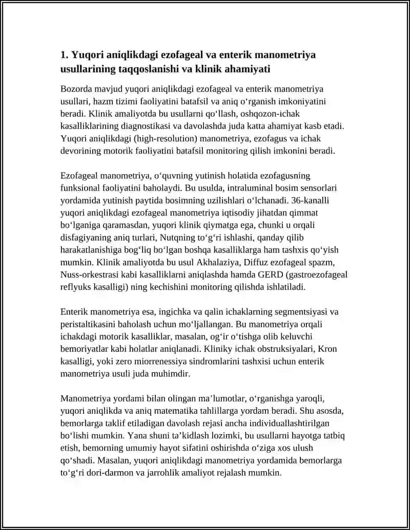 HAZM TIZIMI FAOLIYATINI O'RGANISHNI YANGI USULLARI VA KLINIKADAGI AXAMIYATI 3