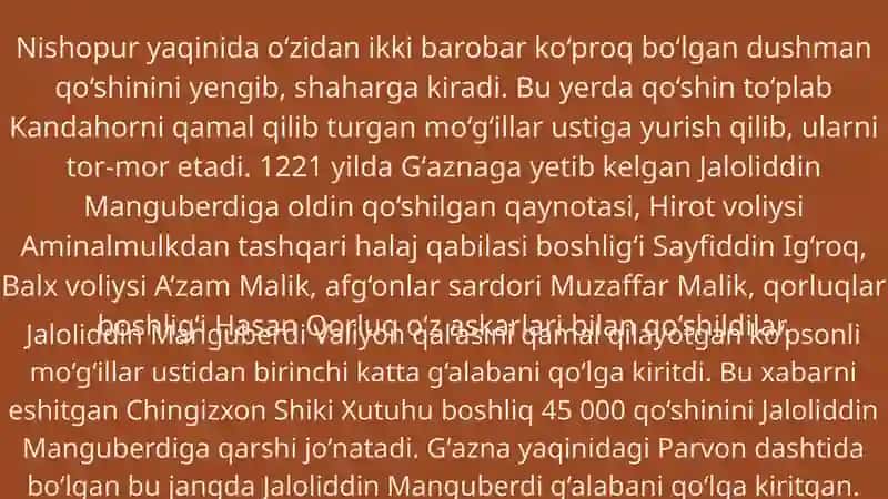 Jaloliddin Manguberdi 3