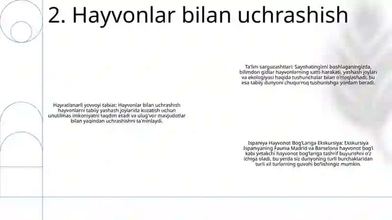 Ispaniya Hayvonot BogʻLariga Ekskursiya 3