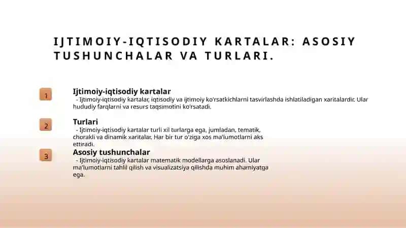 Ijtimoiy-iqtisodiy kartalarning matematik asosi 3