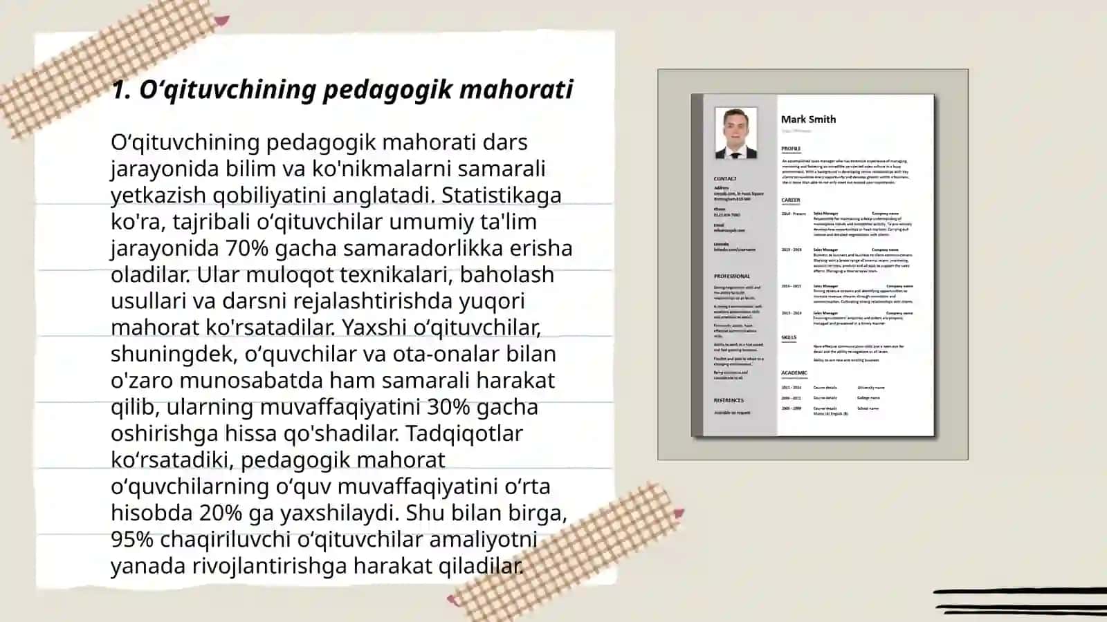 Oʻqituvchining kasbiy kompetentlik sifatlari 3
