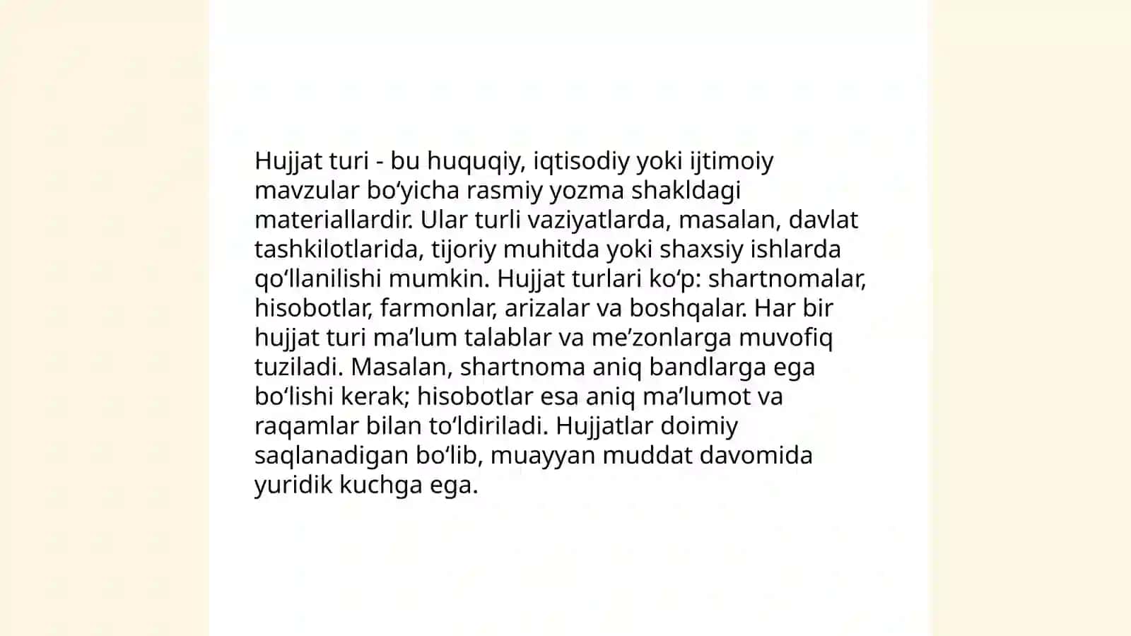 Hujjatning majburiy rekvizitlar 3