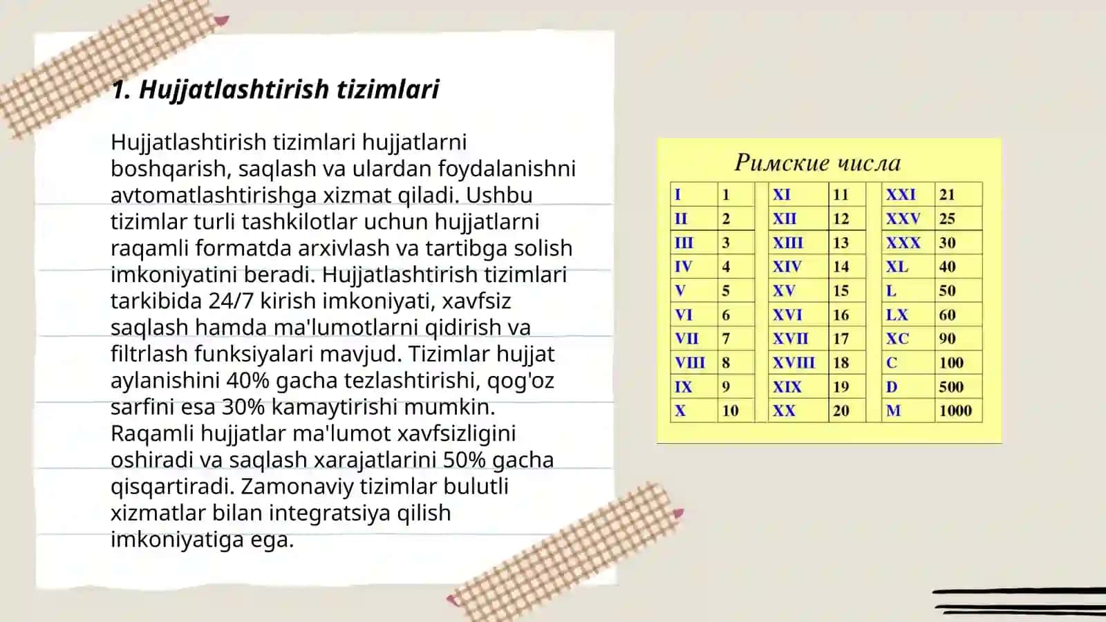 Hujjatlashtirilgan axborotni zamonaviy tushunchalarini klassifikatsiyalash 3