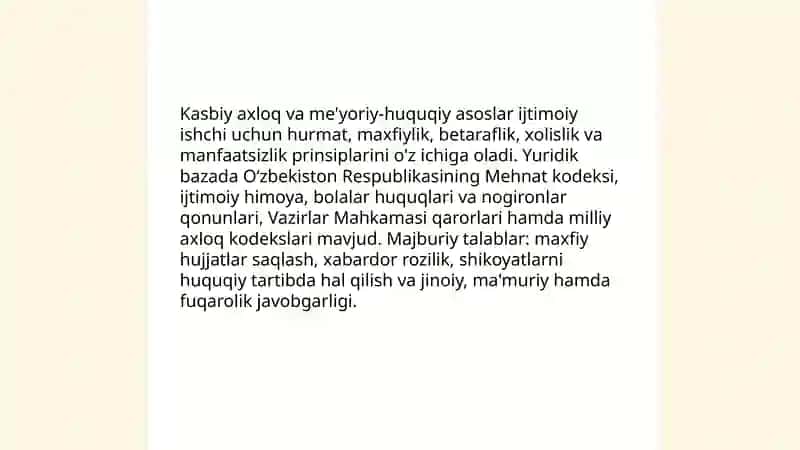 Ijtimoiy ishchi kasbining zamonaviy talablari 3