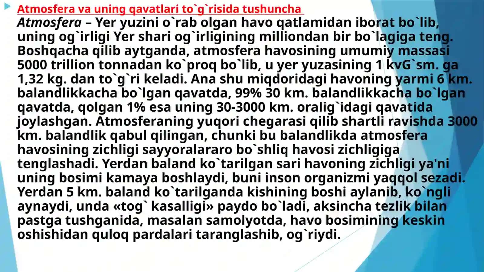 Havoning maxalliy va mintaqaviy ifloslanishi 3