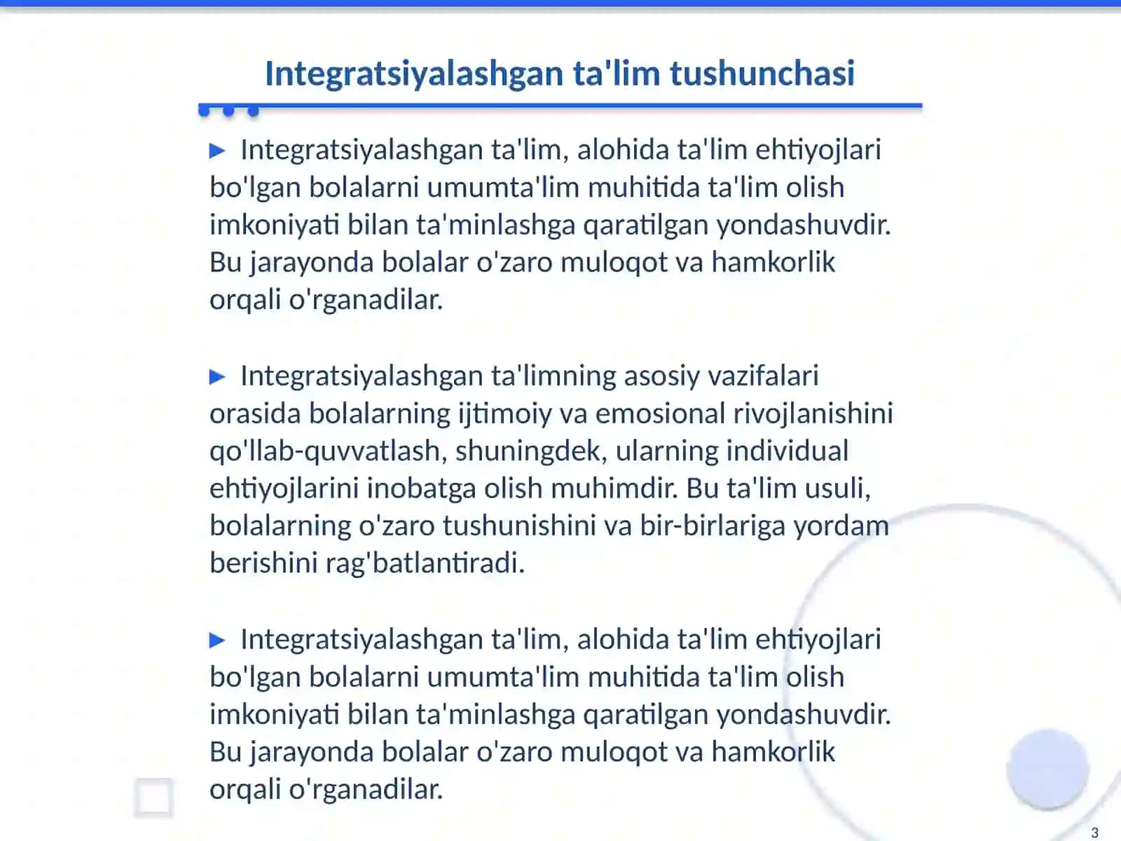 Integratsiyalashgan ta'lim 3