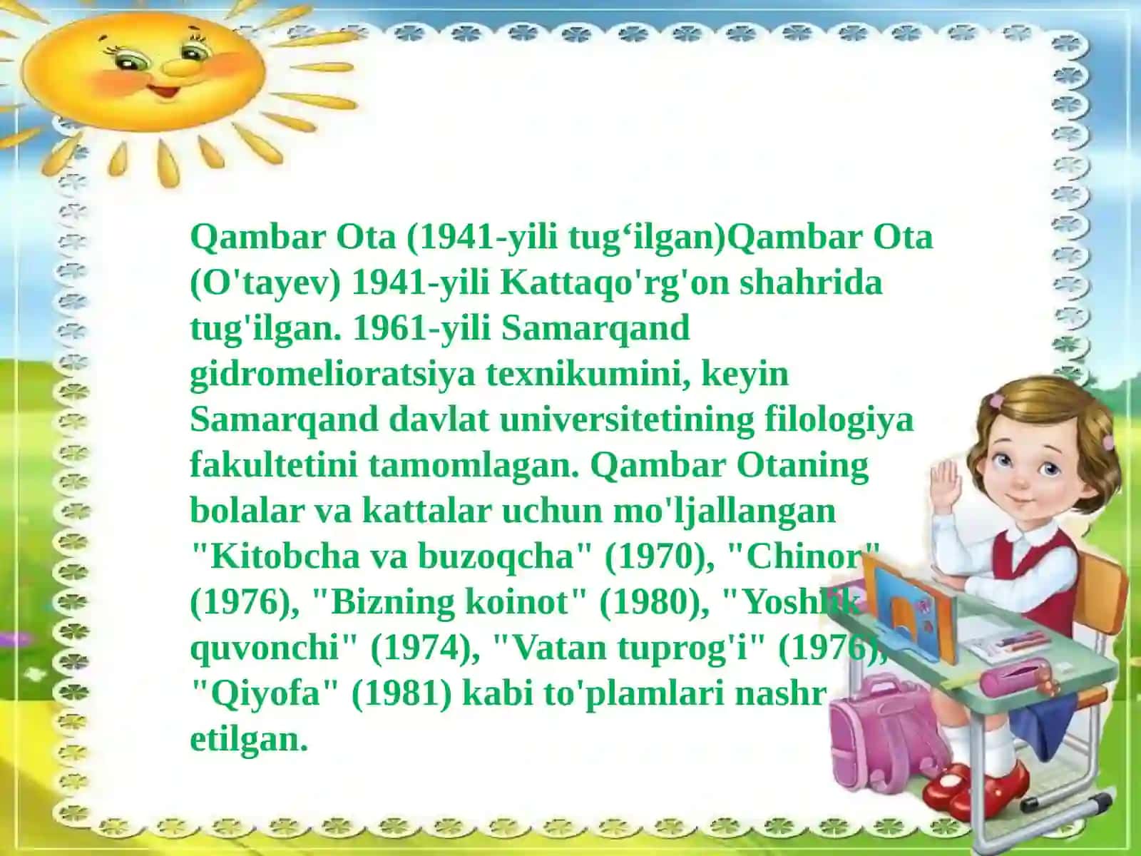 4-sinf O'qish fanidan Non qayerdan keladi dars ishlanma 3