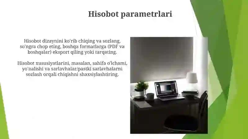 Microsoft access dasturida hisobotlar bilan ishlash 3