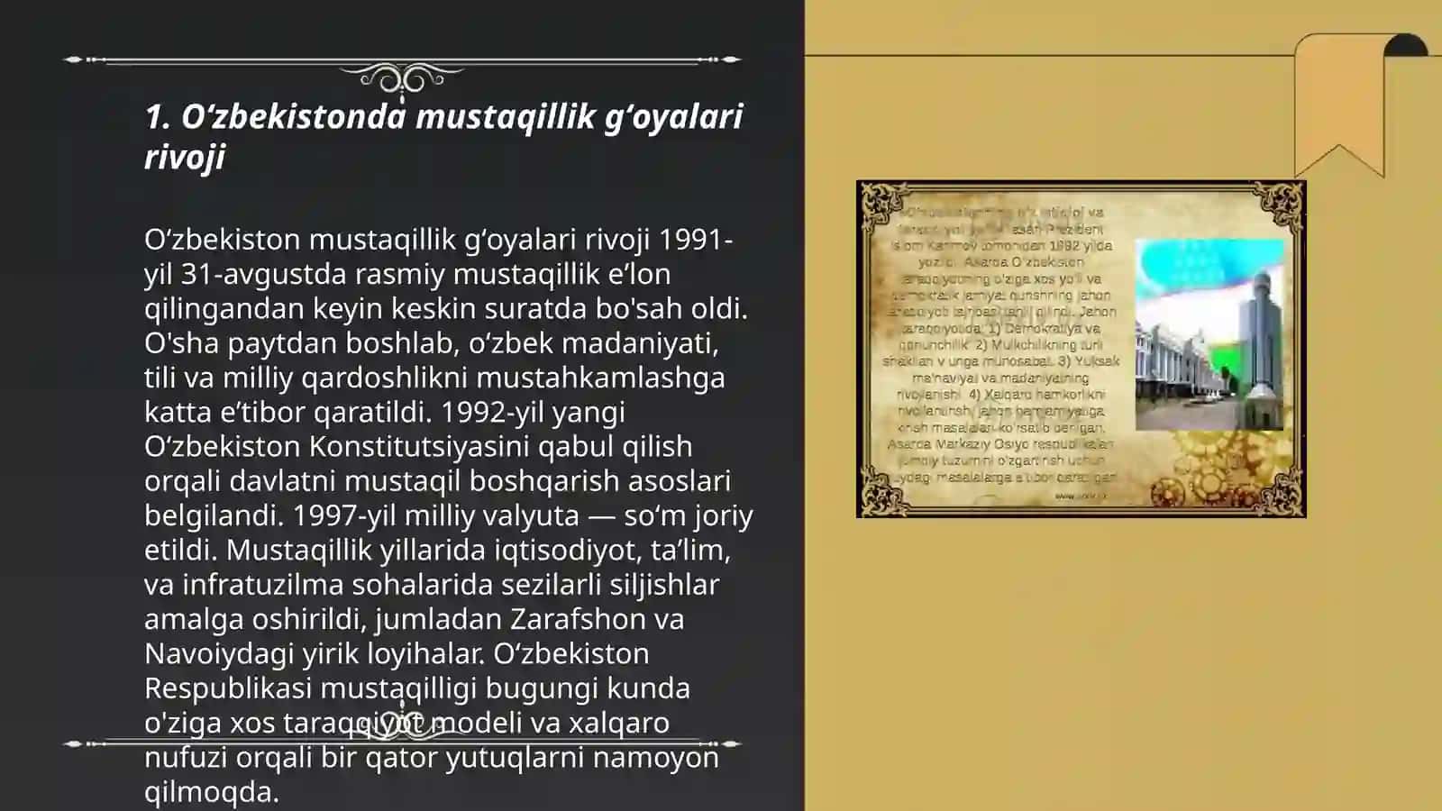 Ozbekistonda mustaqillik ģoyalarining tarixi asoslari 3
