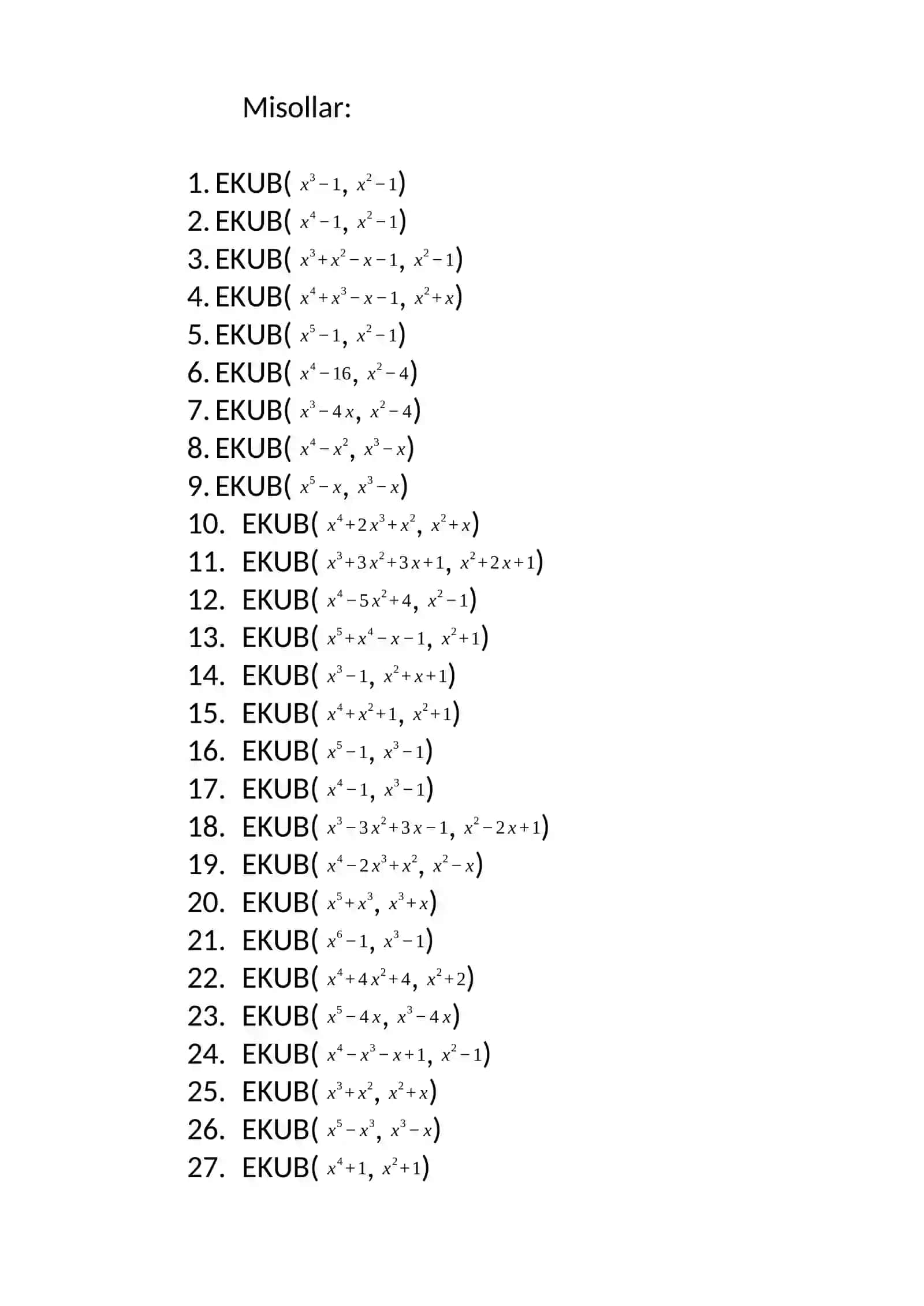 CHIZIQLI ALGEBRA 3