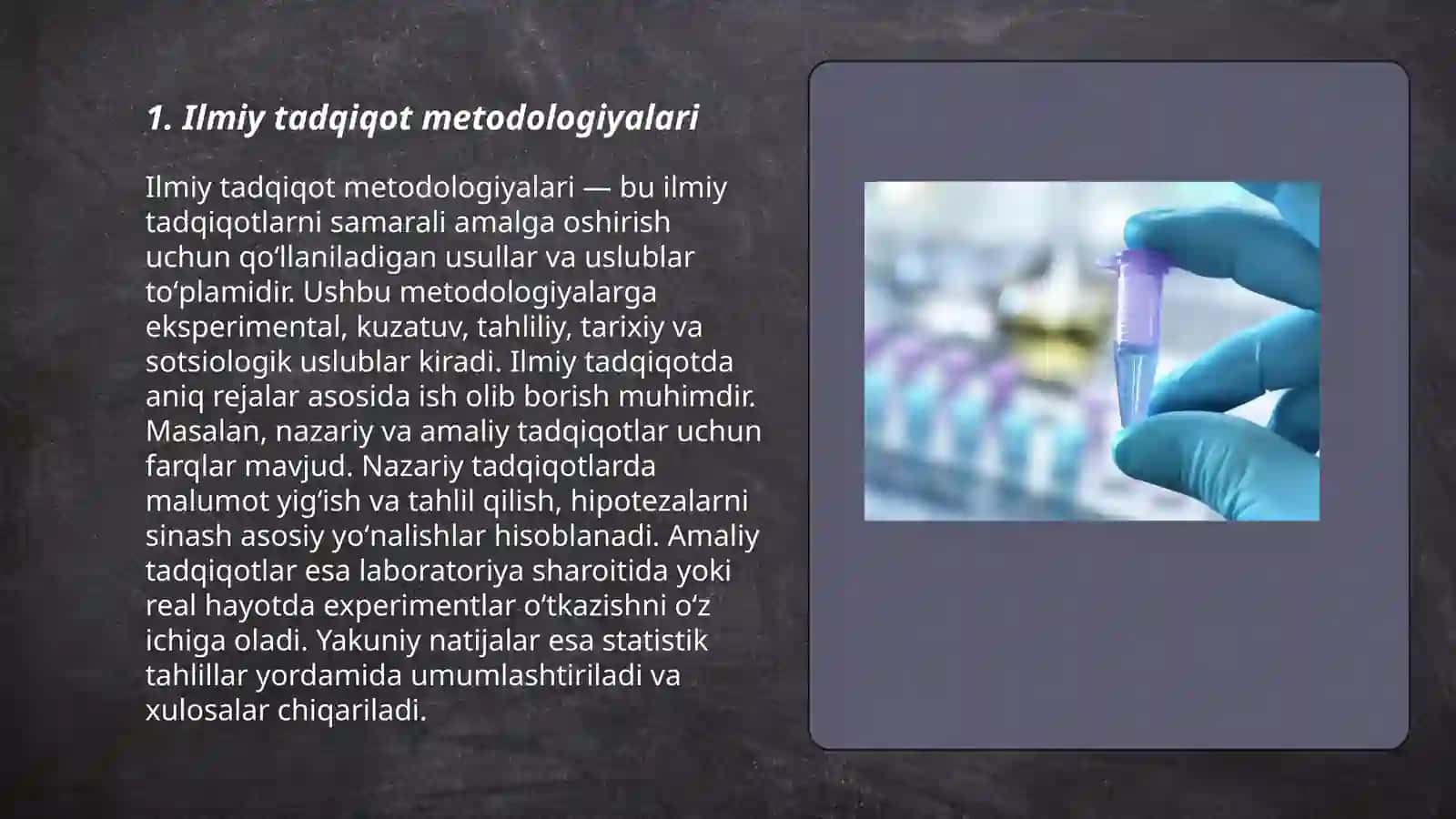 Ilmiy tadqiqot metodologiyalari 3