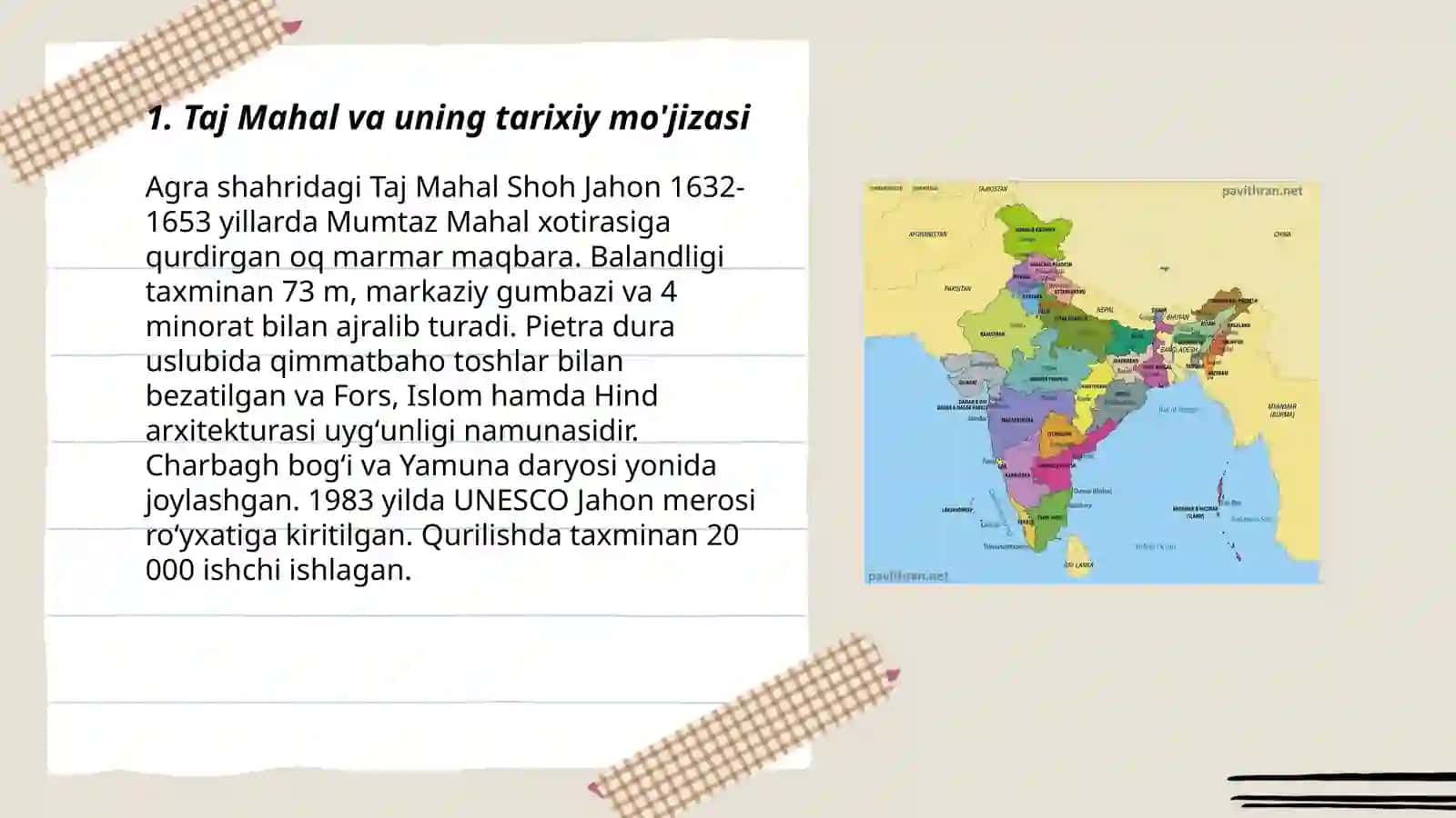 Jahon Tarixi Fanidan tayyorlagan CHSB-3 Loyiha ishi 3