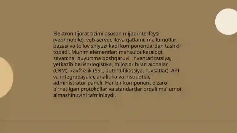 Elektron tijorat tizimlari va elektron raqamli imzo 3