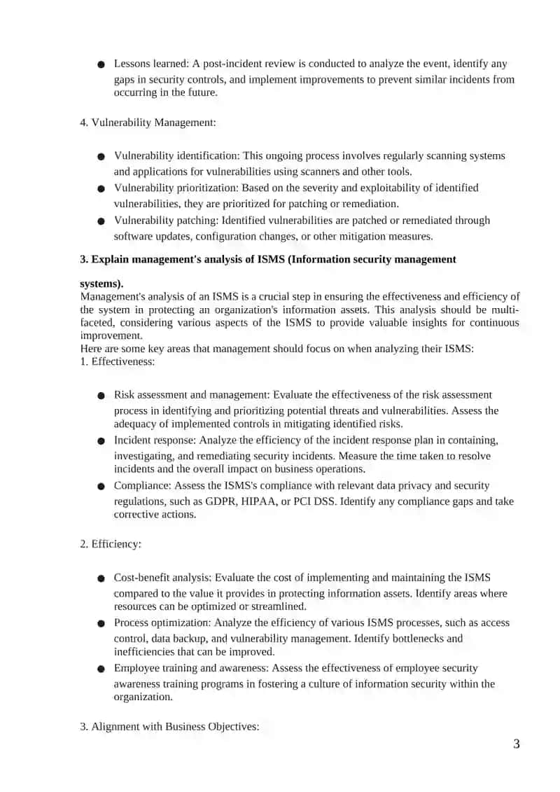 Information Security Obligations and Responsibilities 3