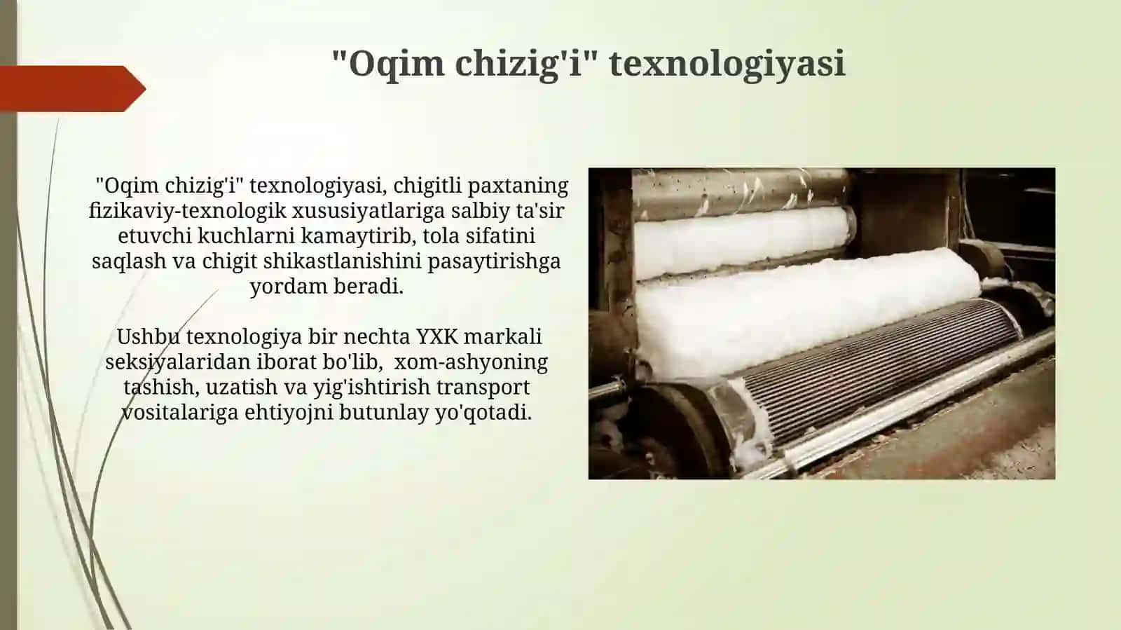 "Oqim chizig'i" texnologiyasi 3