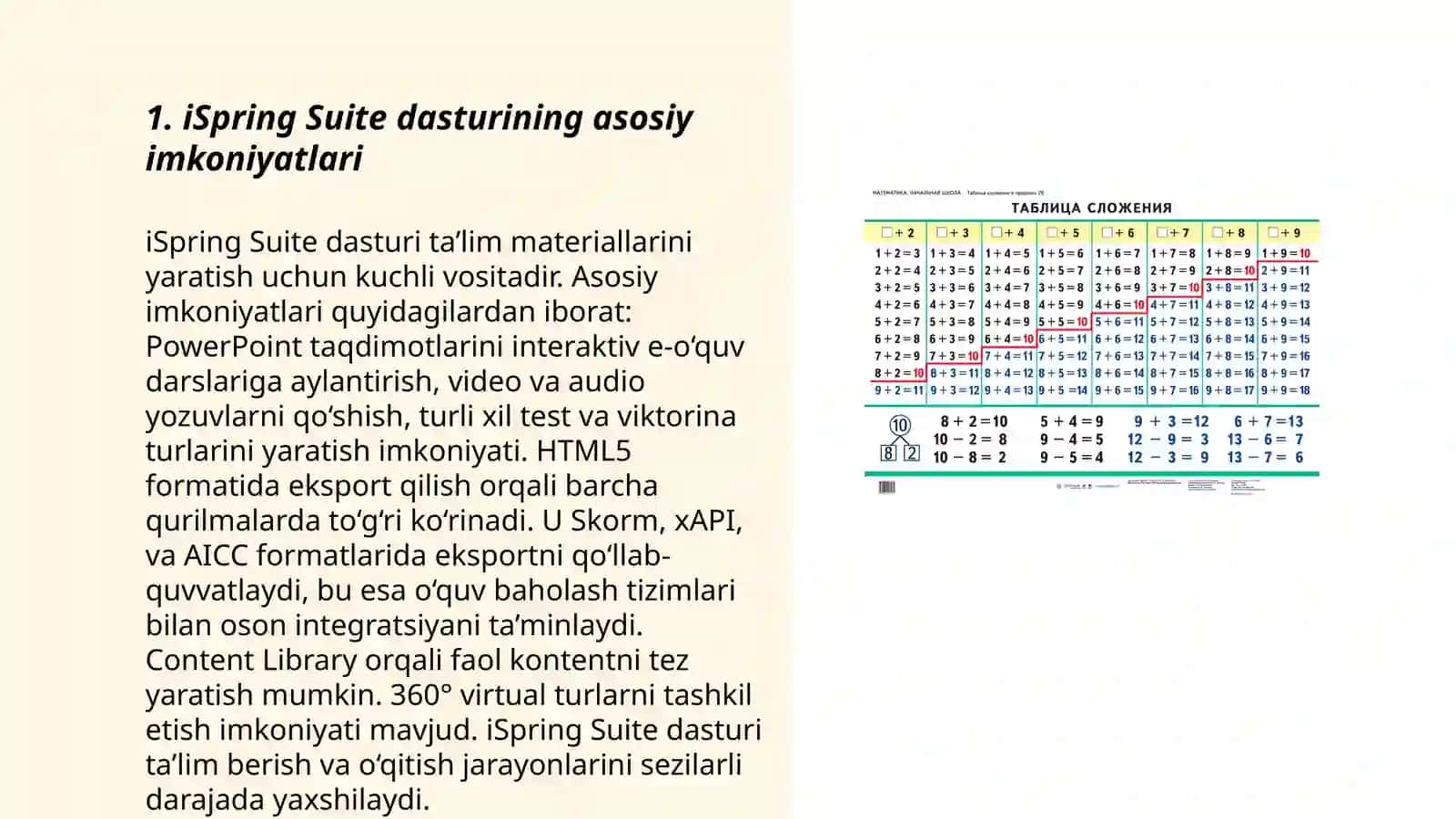 iSpring Suite Hot Potatoes, MyTestX, easy Quizzy dasturlari va ularning imkoniyatlari 3