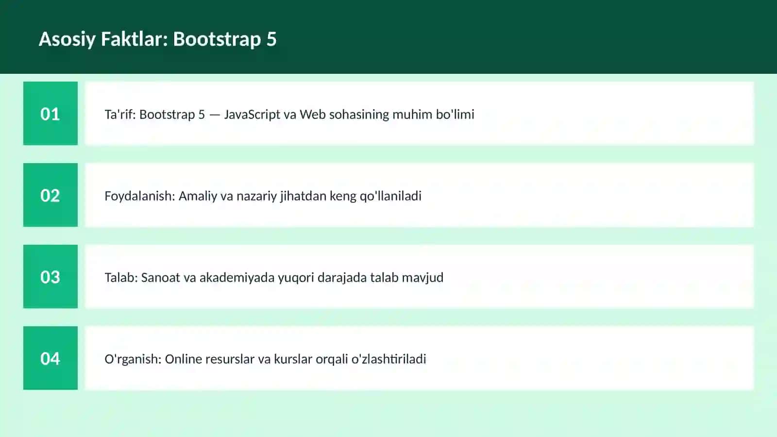 DASTURLASH | JAVASCRIPT VA WEB 3