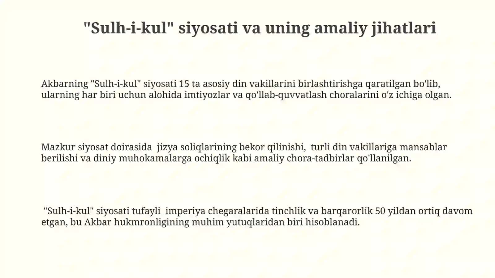 Buyuk Akbarning diniybagʻrikengliksiyosati 3