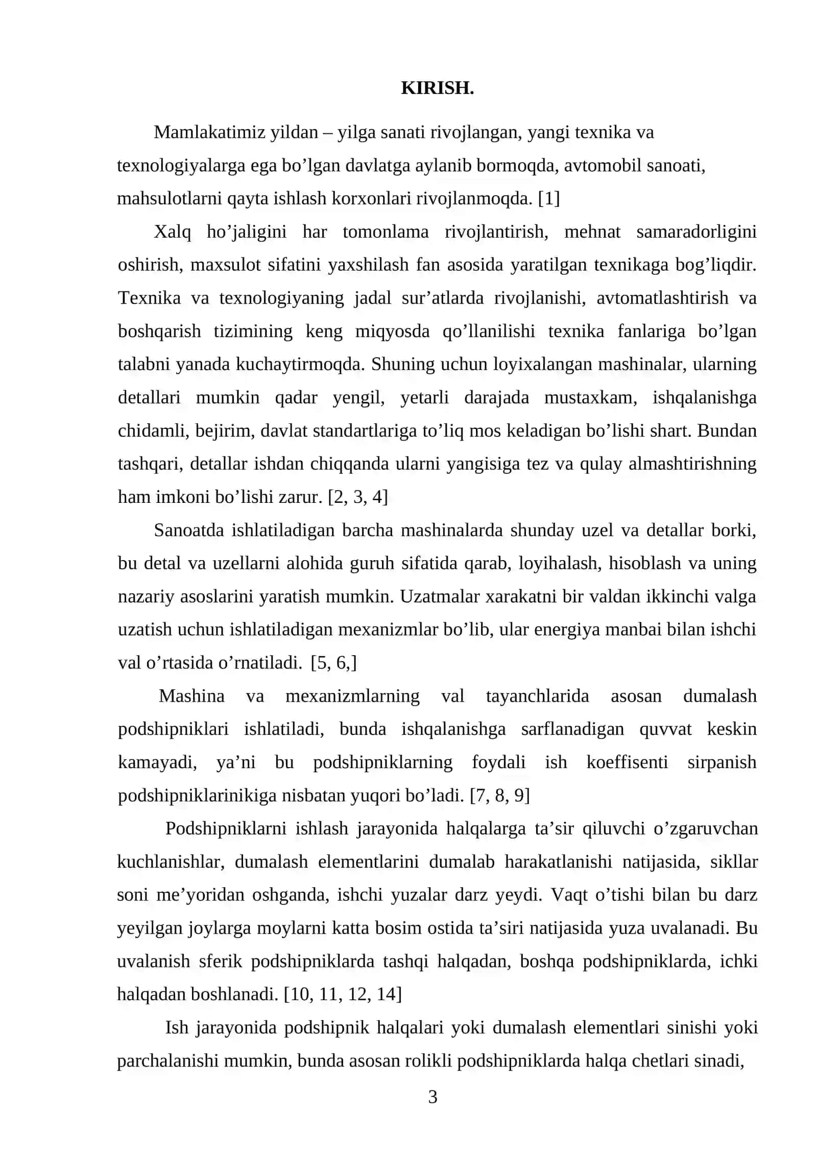 Aylanuvchi detalarning tayanchlarini tanlash va mustahkamlikga hisoblash 3
