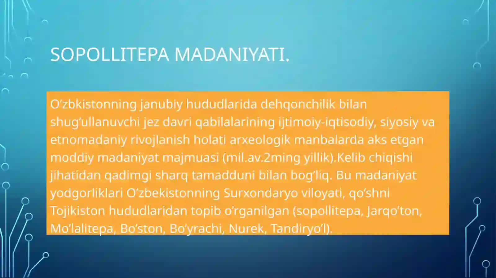 Sopollitepa yodgorliklari 3