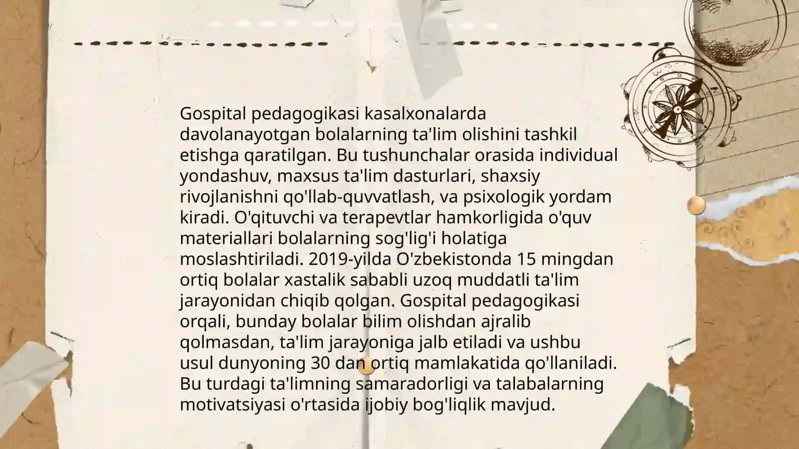 O'zbekistonda Gospital Pedagogikaning Rivojlanish Tarixi 3