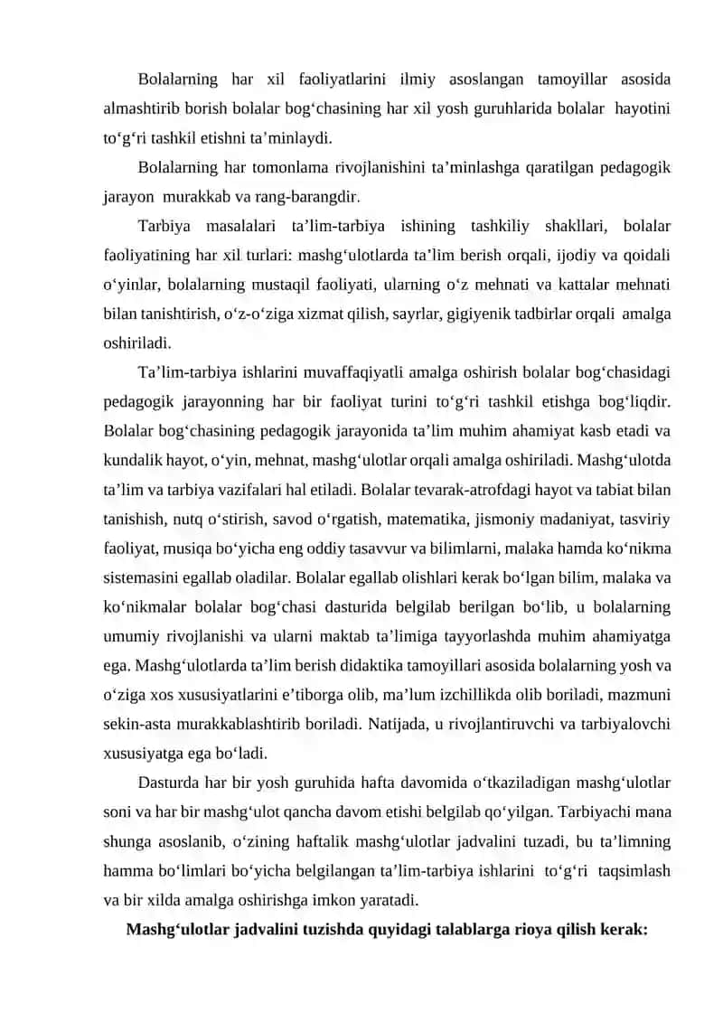 KO'G'IRCHOQ TEATRLARINI TASHKIL ETISH (GURUHLAR KESMIDA) 3