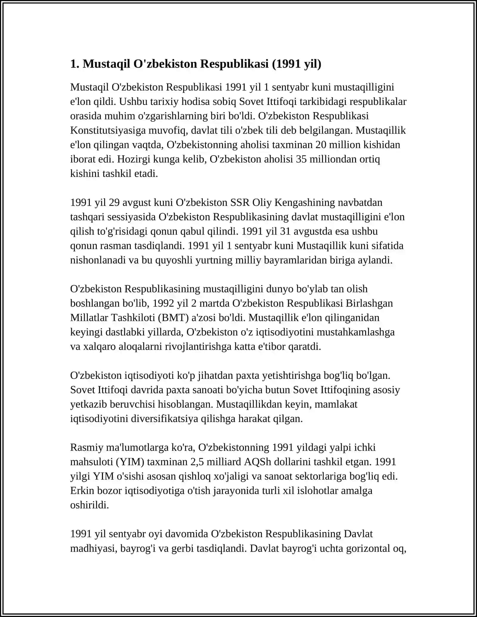 1991-2024 YILLAR ORASIDA BOLIB OTGAN VOQEALAR 3