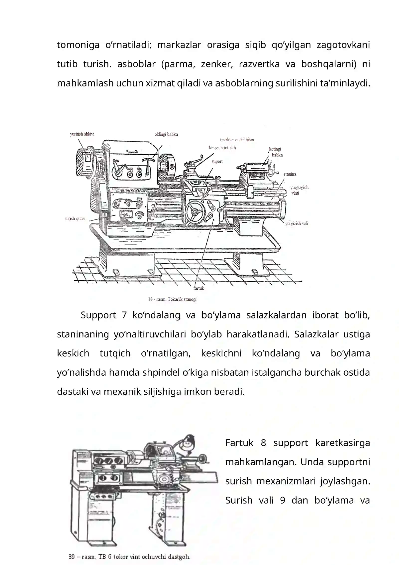 KESKICHLAR QO’LLANILISHI, TIPLARI, LOYIHALASH VA TAYYORLASHNI ALOHIDA XUSUSIYATLARI 3