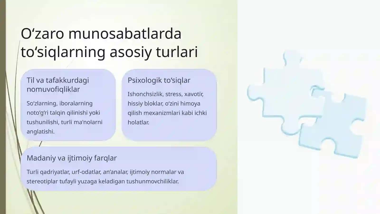 Ommaviy kommunikatsiya: O‘zaromunosabatlardagito‘siqlar 3
