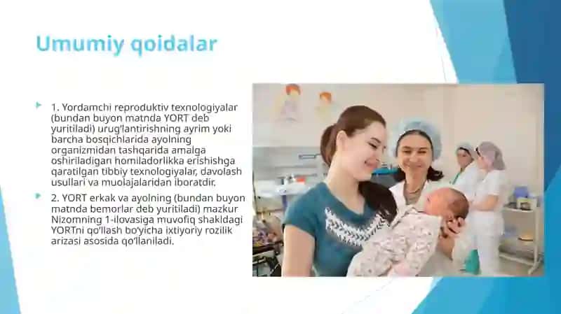 O‘zbekistonda yangi reproduktiv texnologiyalarni qo’llash 3