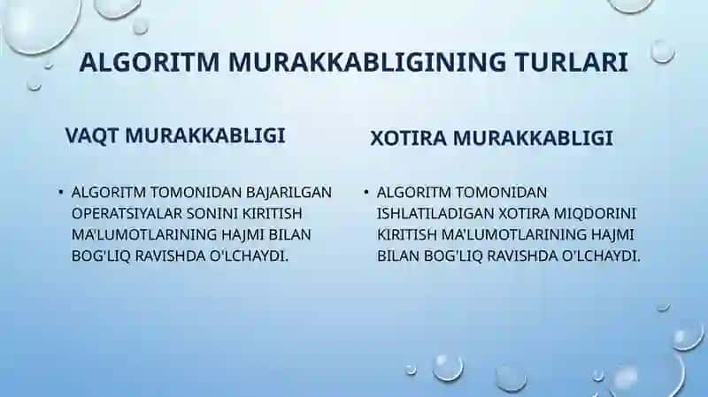 AlgoritmLAR VA MA’LUMOTLAR STRUKTURASI 3