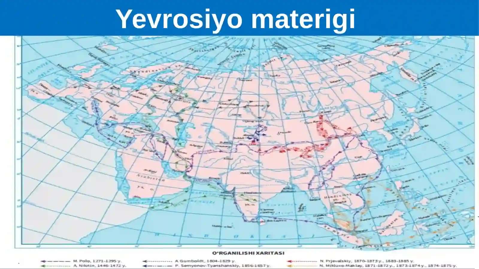 Yevrosiyoning geografik o'rni o'rganilishi 3