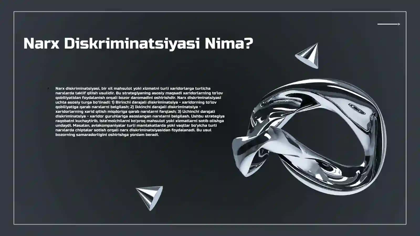 Narx diskriminatsiyasi strategiyalari va bozor daromadini oshirish usullari 3