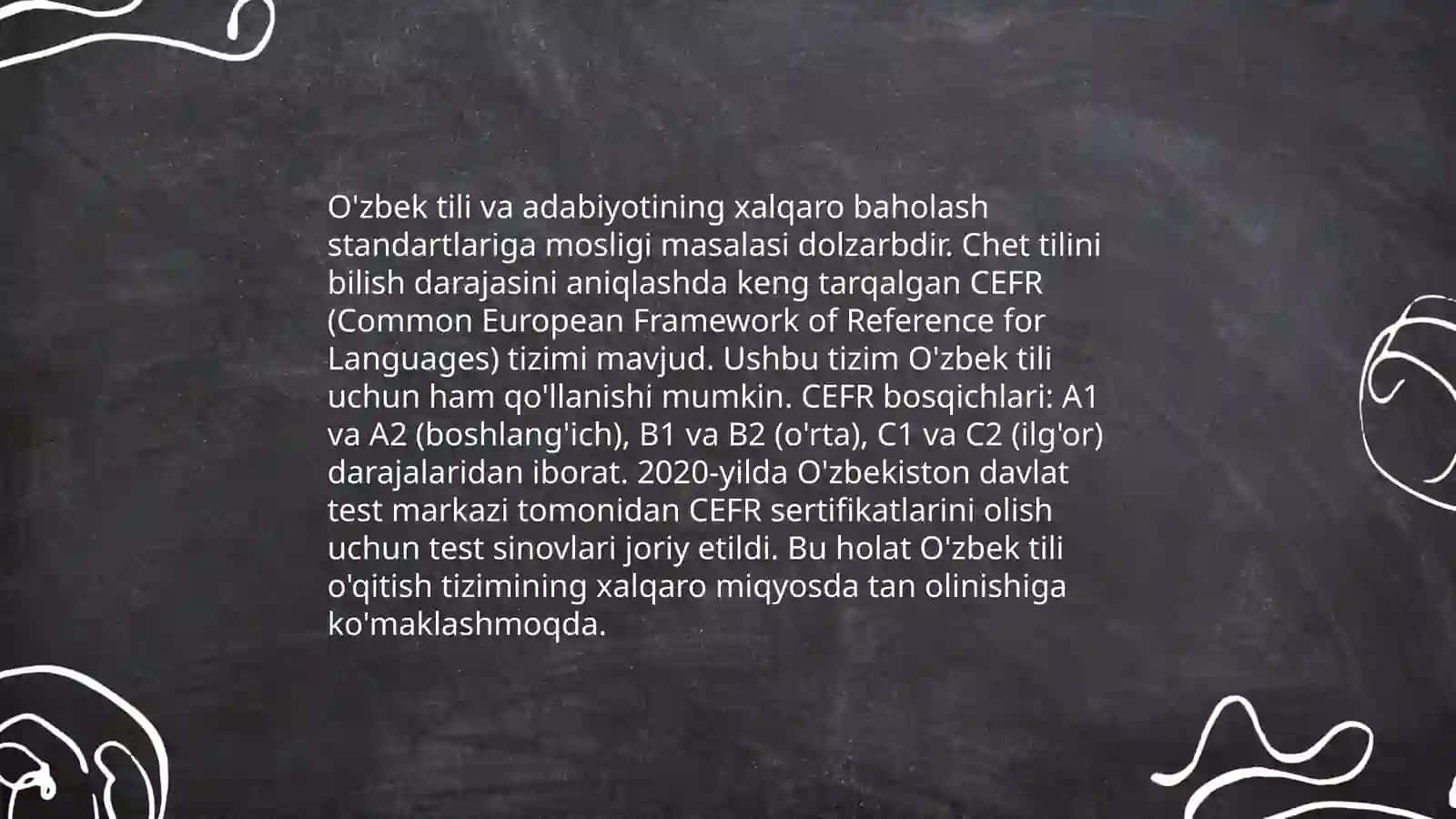 Xalqaro baholash asoslari fanidan mustaqil ta'lim taqdimot 3