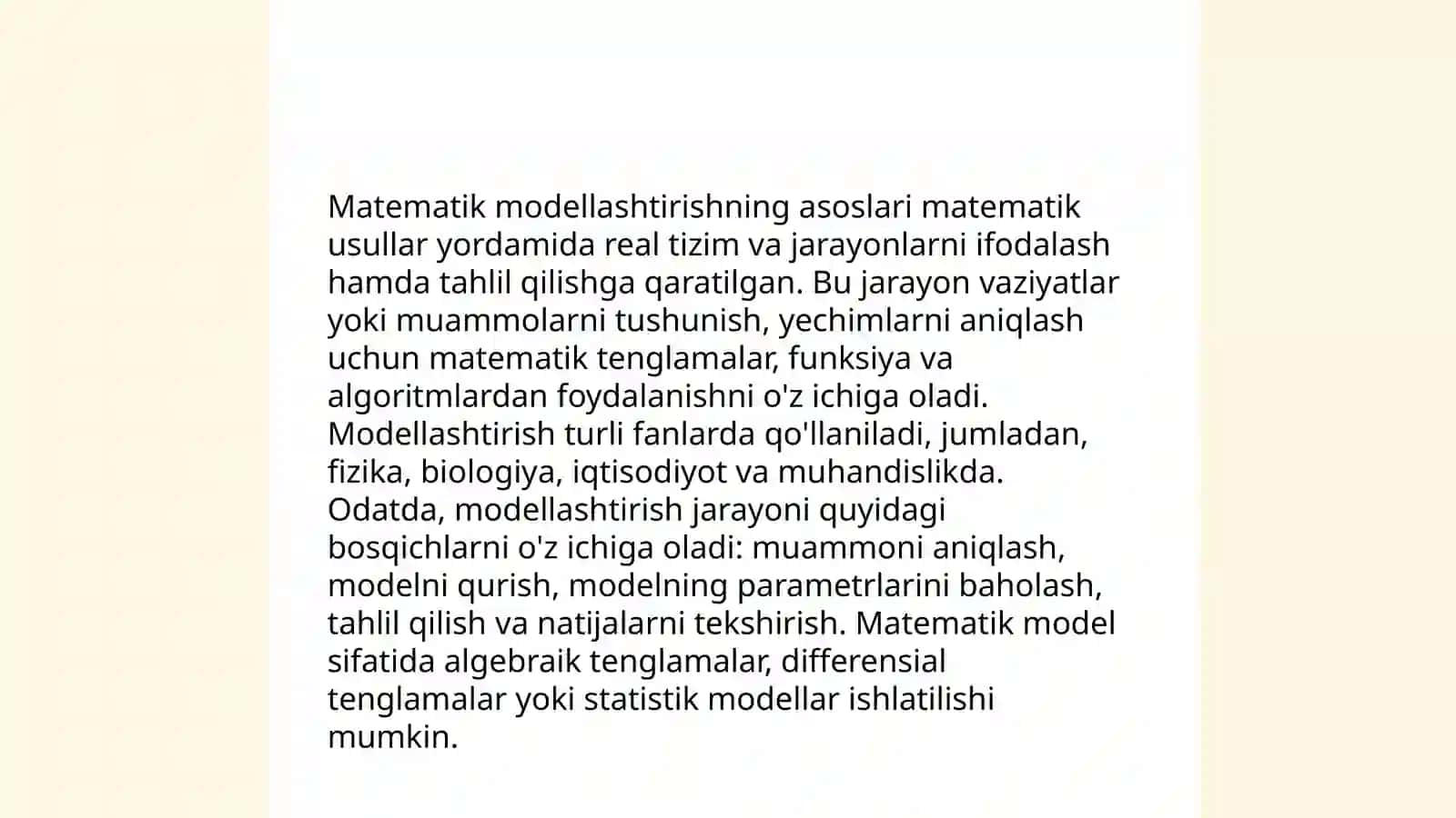 Eng sodda iqtisodiy masalalarning matematik modeli 3